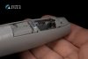 Quinta Studio QD48223 F-104S/ASA 3D-Printed & coloured Interior on decal paper (Kinetic) 1/48